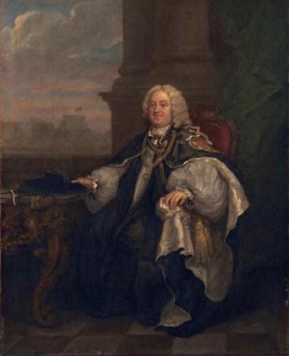 Benjamin Hoadly Bishop of Winchester 1742 by William Hogarth 1697-1764 Huntington Library